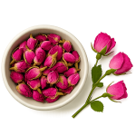 گل محمدی خشک شده